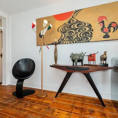 Apartamento Portuguese Inspired Deco, Downtown Flat For 6